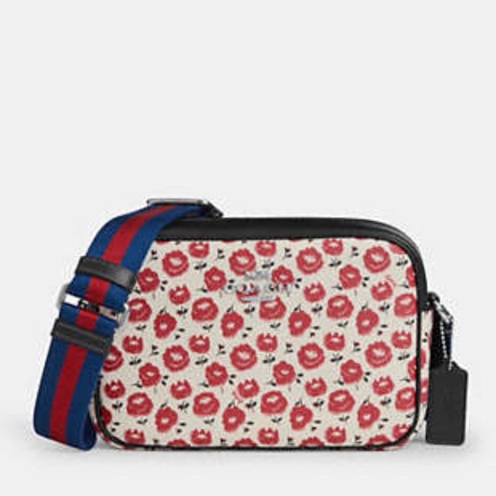 New🌺Coach Jamie Camera Bag With Floral Print